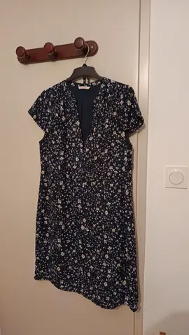 ROBE BLEUE MARINE FEMMES, TAILLE 44