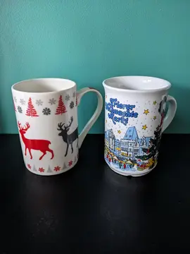 Mugs de Noël taille moyenne