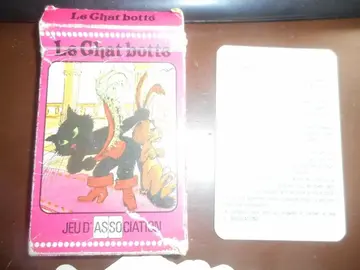 jeu cartes chat botté