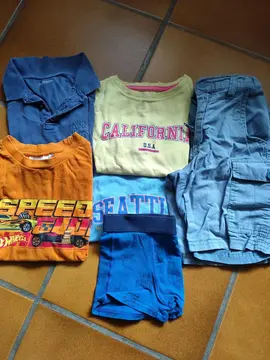 petit lot de vêtements d'été garçon 5 ans