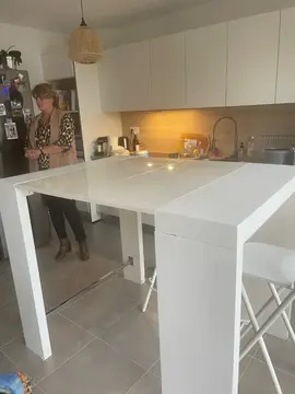 table haute et 4 chaises