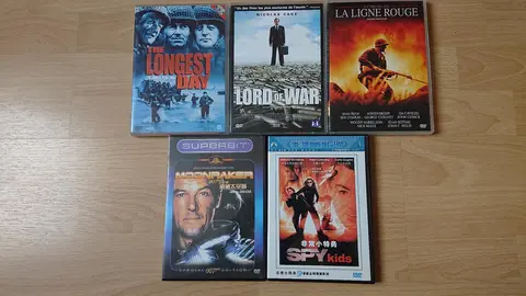 5 DVD Guerre - Espions