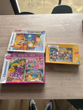 lot de 3 puzzle enfant