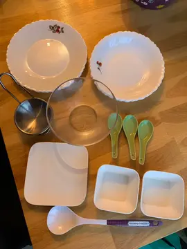 vaisselle en bon état