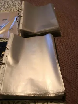 Lot de pochettes transparentes perforées