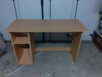 bureau bois mélaminé hêtre