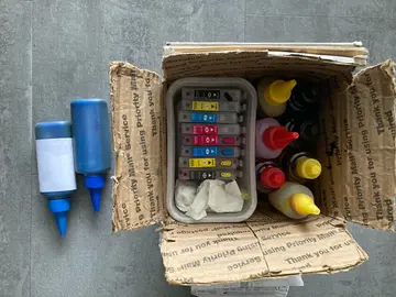 lot plusieurs flacon d’encre pour imprimante