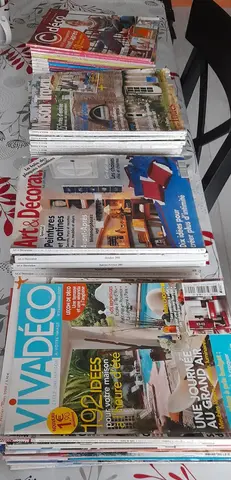 Lot de magazines de décoration