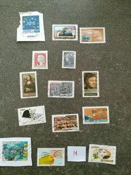 Timbres français lot M