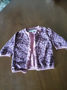 gilet BB fille 1 mois