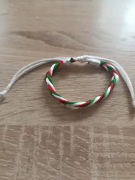 bracelet vert blanc rouge