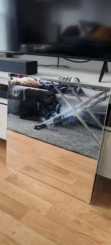 Miroir et tablette verre