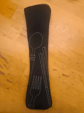 Pochette zippée pour couverts