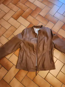 veste femme simili cuir taille 40