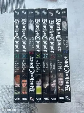 Manga Black Clover Tomes 24 a 31 - Neuf (anglais)