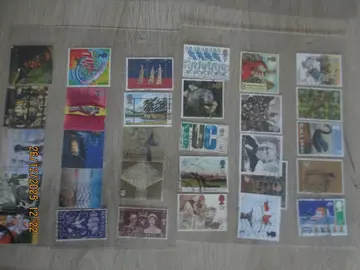 30 timbres oblitérés Grande-Bretagne
