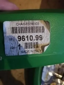 Chaînes neige de marque Peugeot