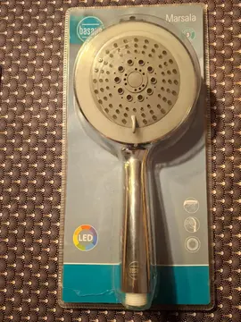 pommeau de douche led