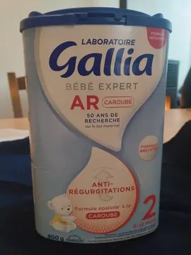 lait Gallia pour régurgitations