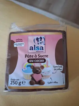 Pâte à sucre au cacao