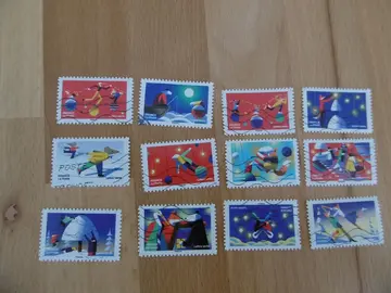 Série timbres Mon carnet de timbres féérique 2022