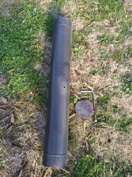 Tuyau de poële avec clé de tirage