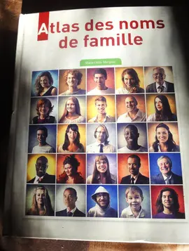 Grand livre "atlas des noms de famille"