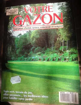 Magazine grand format "gazon"
