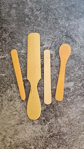Spatules bois épilation