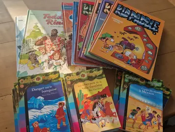 Lot de BD et de livres pour enfants