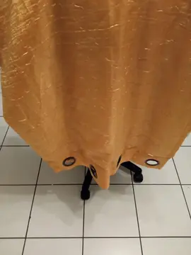 une paire de voilage doublée