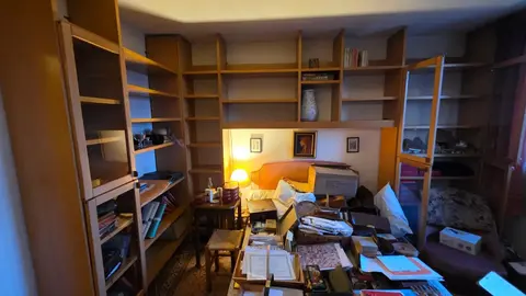 bibliothèque en bois de chêne