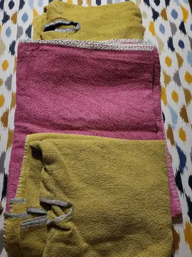 serviette et sortie de bain