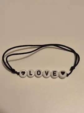 Bracelet perles "love"