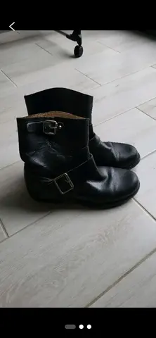 bottes mango cuir femme