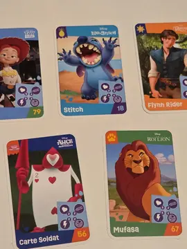 10 cartes à collectionner Disney