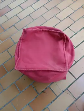 pouf cubique tissus