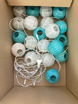 guirlande électrique lampions papier