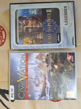 Donne jeux PC Civilization V et Call to Power II