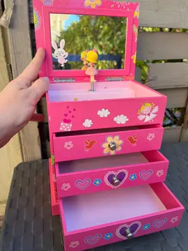 boîte à bijoux fillette