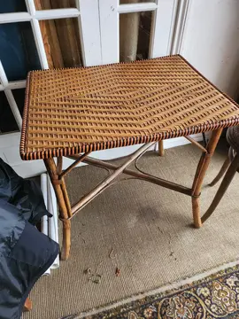Table en rotin