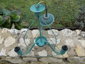 Lustre antiquaire ancien SEYLUMIERE