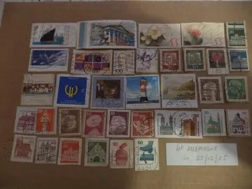 Lot de timbres d'Allemagne. Lot du 28\12