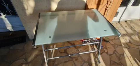 bureau en verre