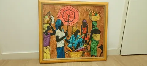 tableaux peinture sur tissu