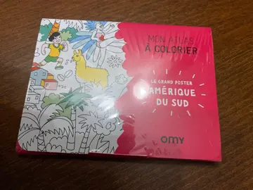 Mon atlas à colorier, cadeau MacDo, encore emballé