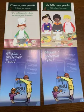 Lot de petits livrets pour enfants : cuisine, écologie …