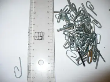 Crochets à rideaux métal