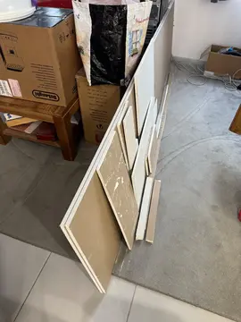 2 plaques de plâtre ba13 2500x600