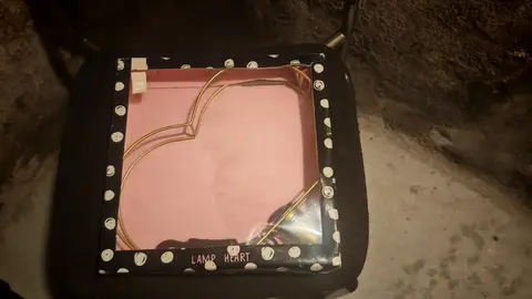 Lampe en forme de cœur